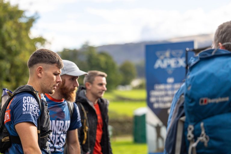 people being coached at APEX everest event.